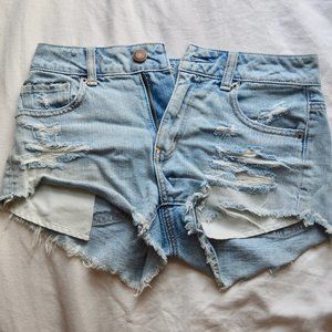 American Eagle Outfitters Distressed Denim Shorts